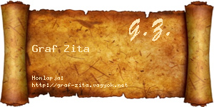 Graf Zita névjegykártya