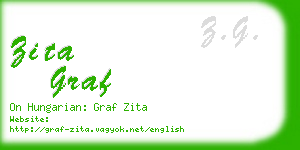 zita graf business card